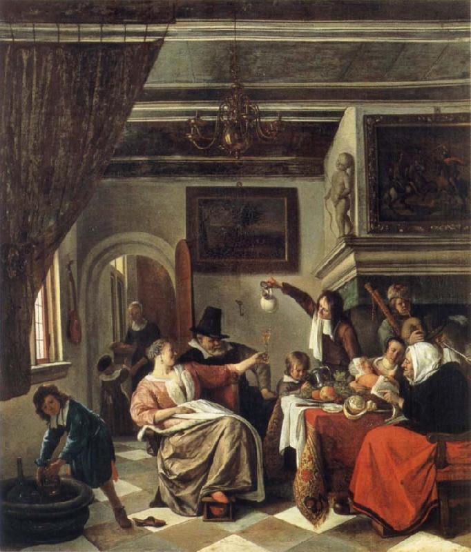 Jan Steen The Way we hear it is the way we sing it oil painting image